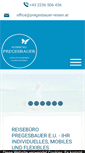 Mobile Screenshot of pregesbauer-reisen.at